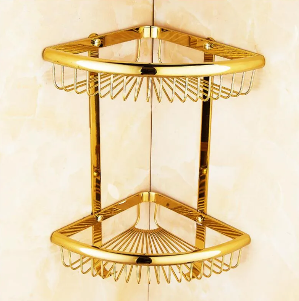 Étagère-double-angle-gold