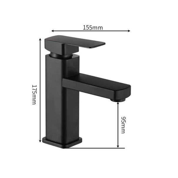 Robinet-de-ark-trou-unique-acier-inoxydable-304-carr-noir-viers-froids